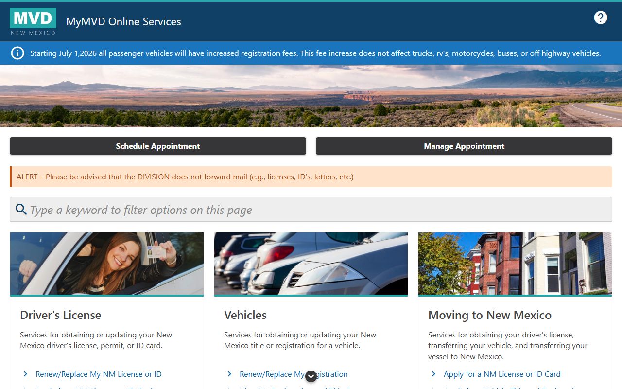 Otero County Clerk of Court records distinction from MVD citation payment services