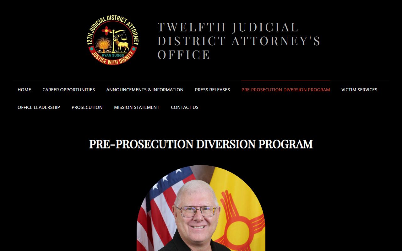 Otero County arrest records court charges pre-prosecution diversion criteria