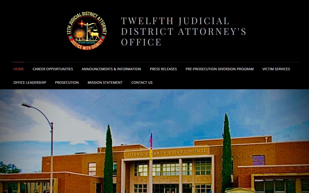Otero County arrest records and court charges Twelfth Judicial District Attorney home page