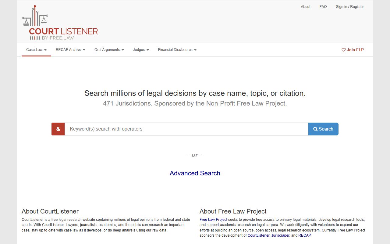 Otero County court records CourtListener federal research